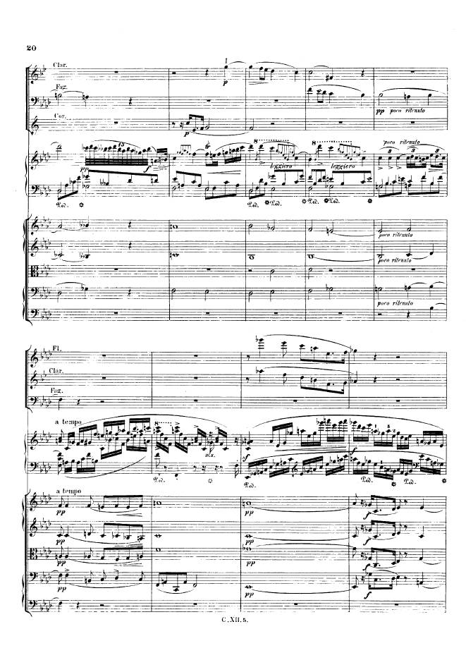 f小调第二钢琴协奏曲 Op.21 Piano Concerto No.2 in f Minor Op.21钢琴谱