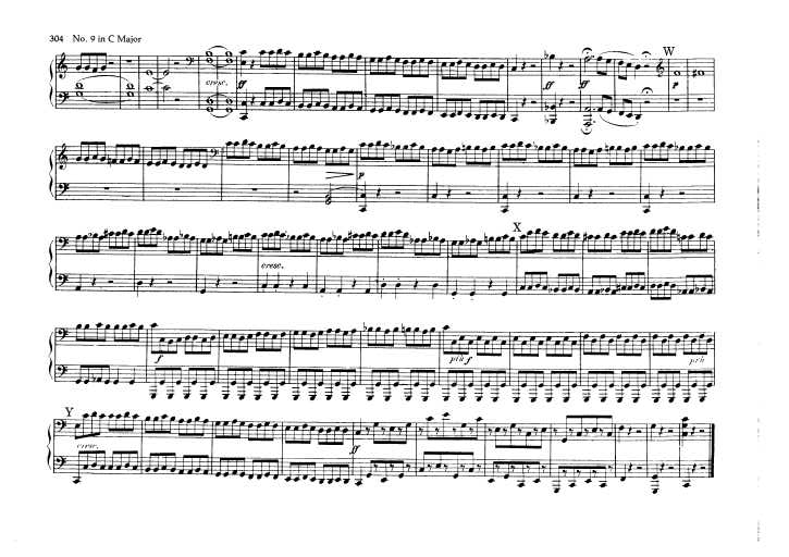 C大调第九弦乐四重奏 String Quartet No.9 in C Major Op.59钢琴谱