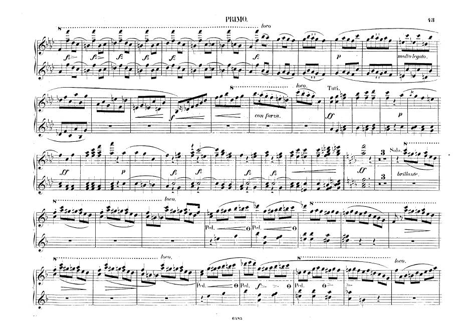 f小调第二钢琴协奏曲 Op.21 Piano Concerto No.2 in f Minor Op.21钢琴谱