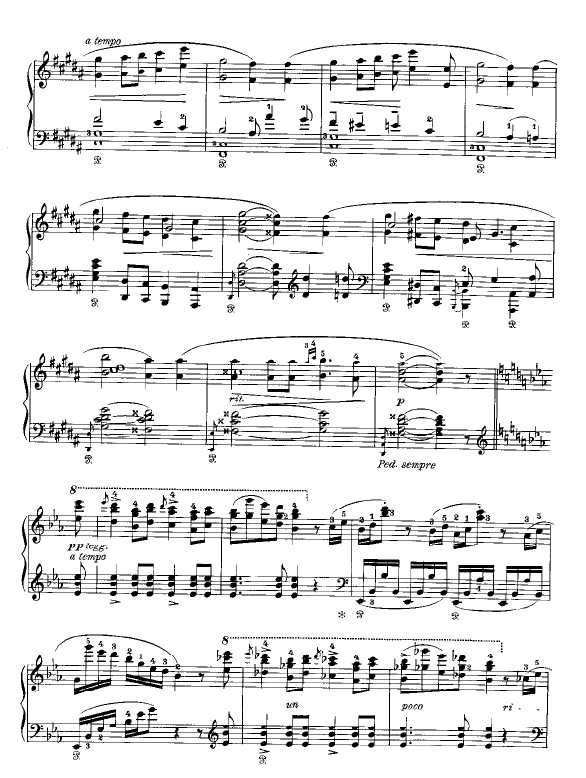 6首歌曲改编曲 6 Piano Transcriptions of Songs Op.41钢琴谱