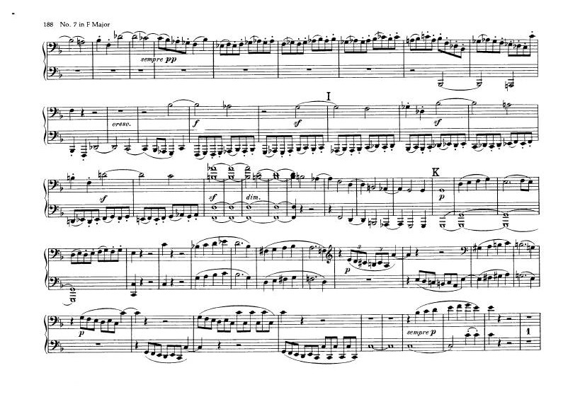 F大调第七弦乐四重奏 String Quartet No.7 in F Major Op.59钢琴谱