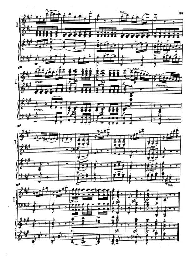 D大调第二交响曲 Symphony No.2 in D Major Op.36钢琴谱