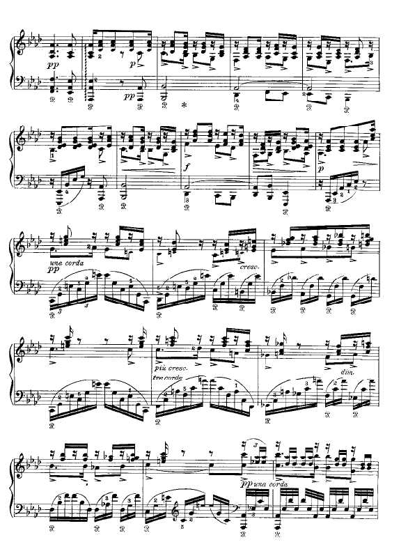 6首歌曲改编曲 6 Piano Transcriptions of Songs Op.41钢琴谱