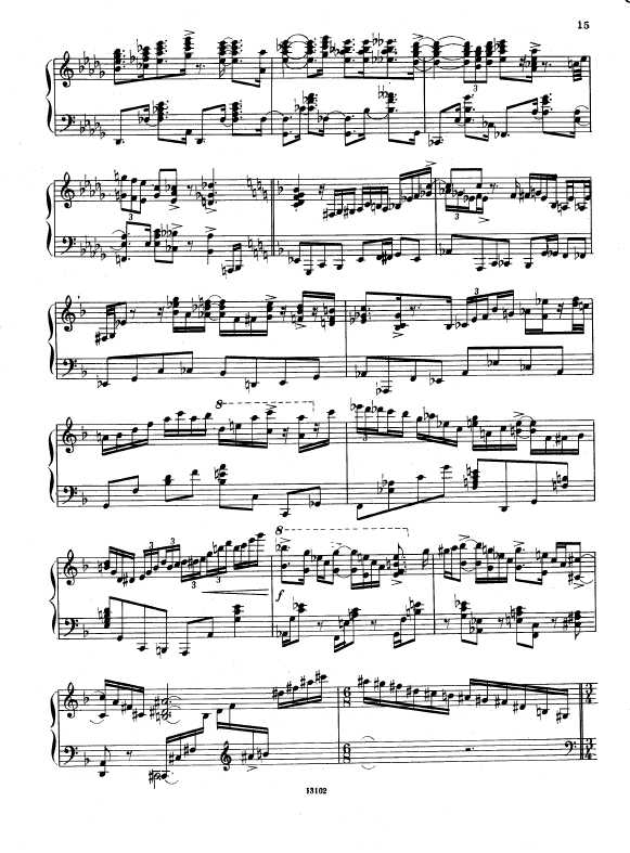 变奏曲 Variations Op.41钢琴谱