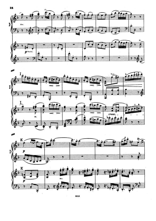 C大调第一交响曲 Symphony No.1 in C Major Op.21钢琴谱