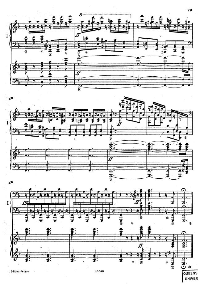 f小调钢琴协奏曲 Piano Concerto in f Minor Op.16钢琴谱