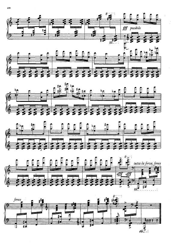 第一钢琴奏鸣曲 Piano Sonata No.1 Op.22钢琴谱