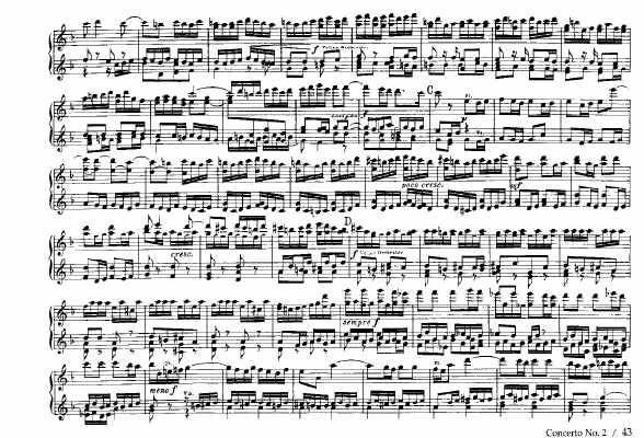 F大调第二勃兰登堡协奏曲 Brandenburg Concerto No.2 in F Major BWV.1047钢琴谱