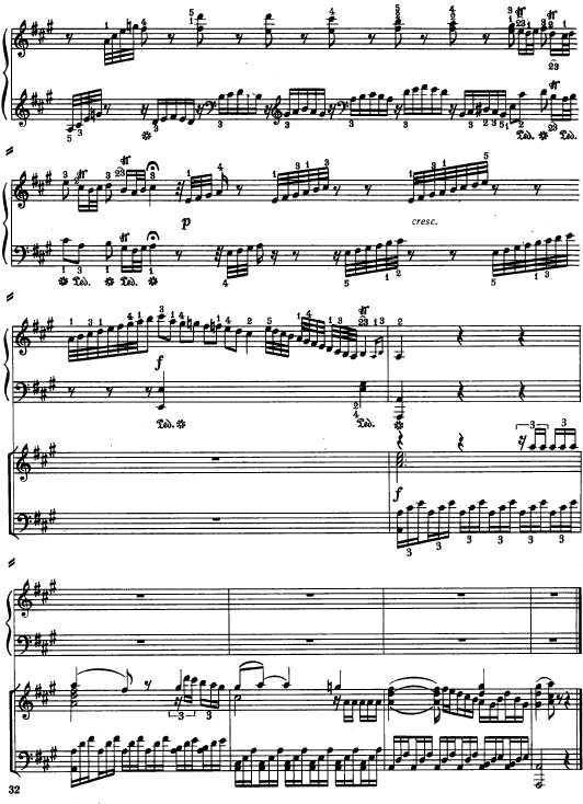 D大调第十一钢琴协奏曲 Piano Concerto No.11 in D Major钢琴谱