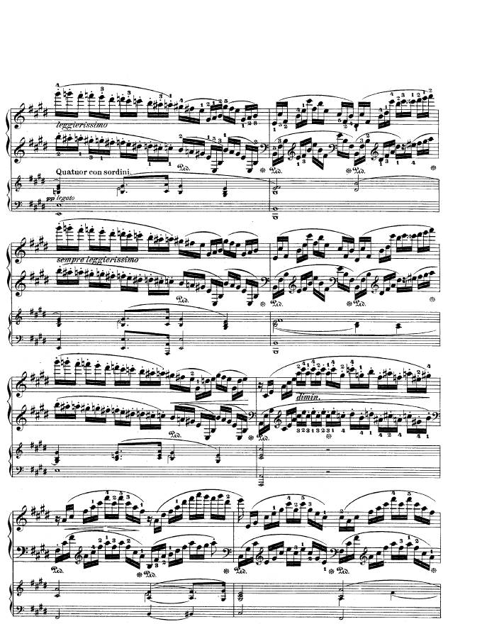 e小调第一钢琴协奏曲 Op.11 Piano Concerto No.1 in e Minor Op.11钢琴谱