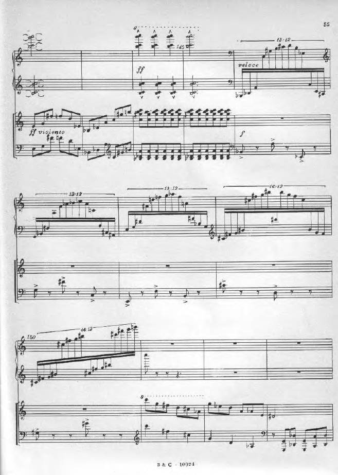 第一钢琴协奏曲 Piano Concerto No.1 Op.28钢琴谱