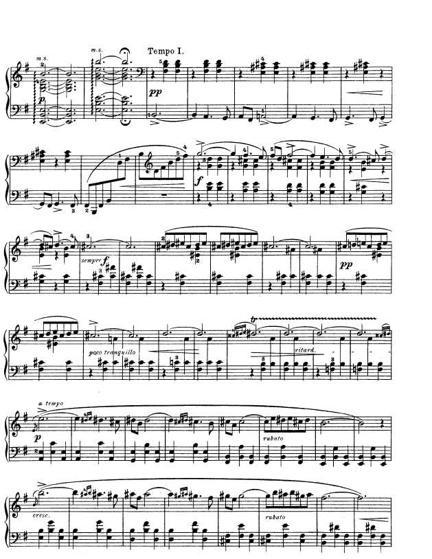 Lyric Pieces, Op.47, No.1钢琴谱