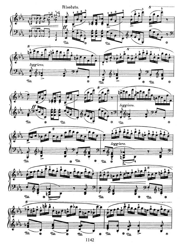 平静的行板与华丽的波兰舞曲 Op.22  Grande Polonaise Brilliante Preceded by an Andante Spianato钢琴谱