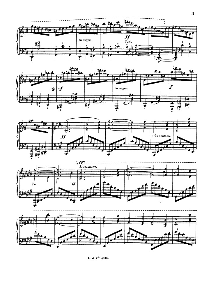 钢琴大奏鸣曲“人生”Grand Sonata Les Quatve Ages Op.33钢琴谱