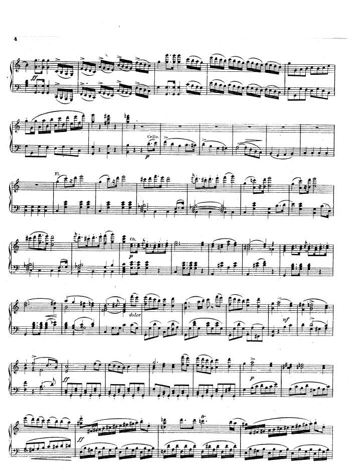 a小调钢琴协奏曲 Piano Concerto in a Minor Op.85钢琴谱