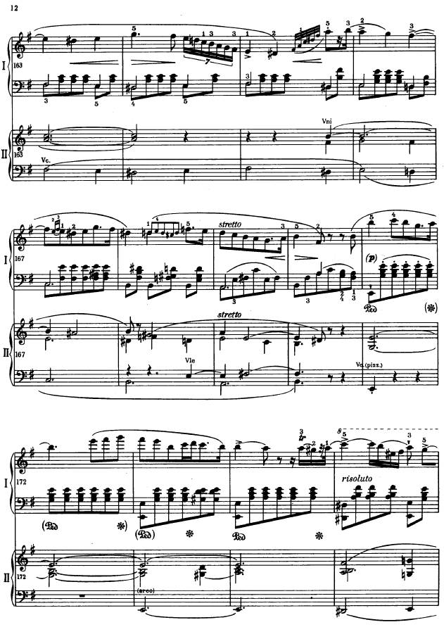 e小调第一钢琴协奏曲 Op.11 Piano Concerto No.1 in e Minor Op.11钢琴谱