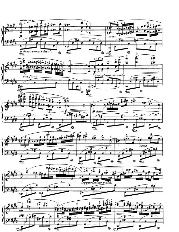 e小调第一钢琴协奏曲 Op.11 Piano Concerto No.1 in e Minor Op.11钢琴谱