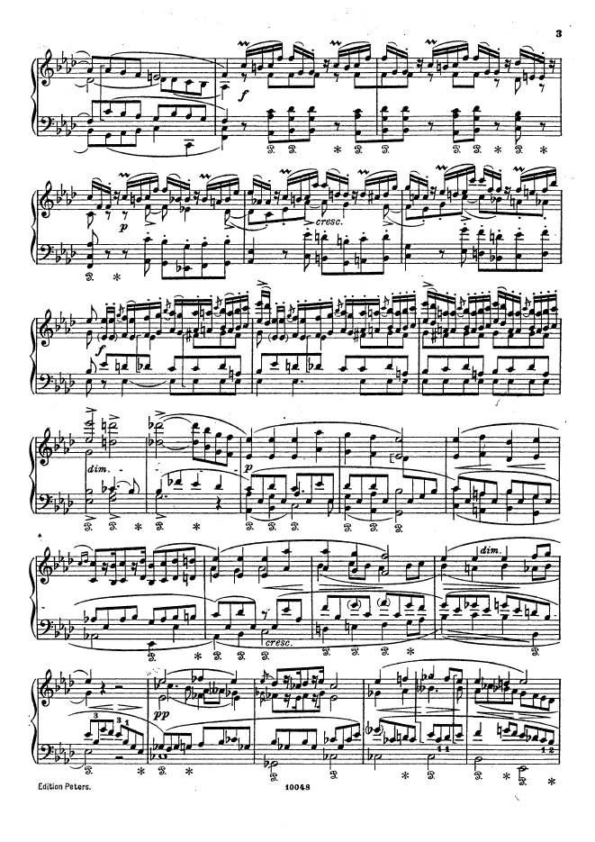 f小调钢琴协奏曲 Piano Concerto in f Minor Op.16钢琴谱