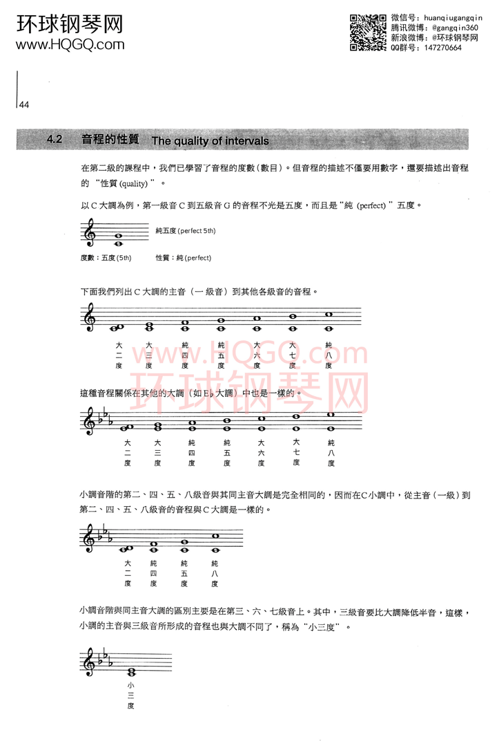 英皇钢琴考级乐理练习第三级钢琴谱