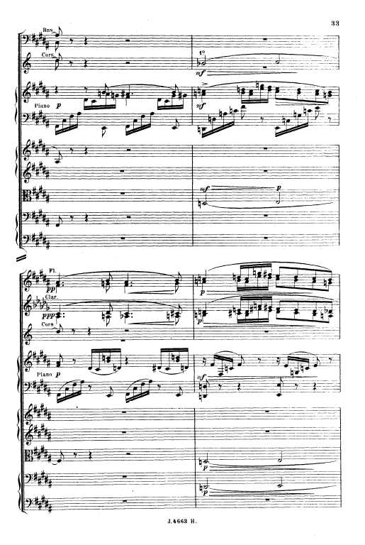 叙事曲 Ballade for Piano and Orchestra Op.19钢琴谱