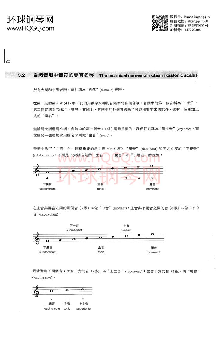 英皇钢琴考级乐理练习第四级钢琴谱