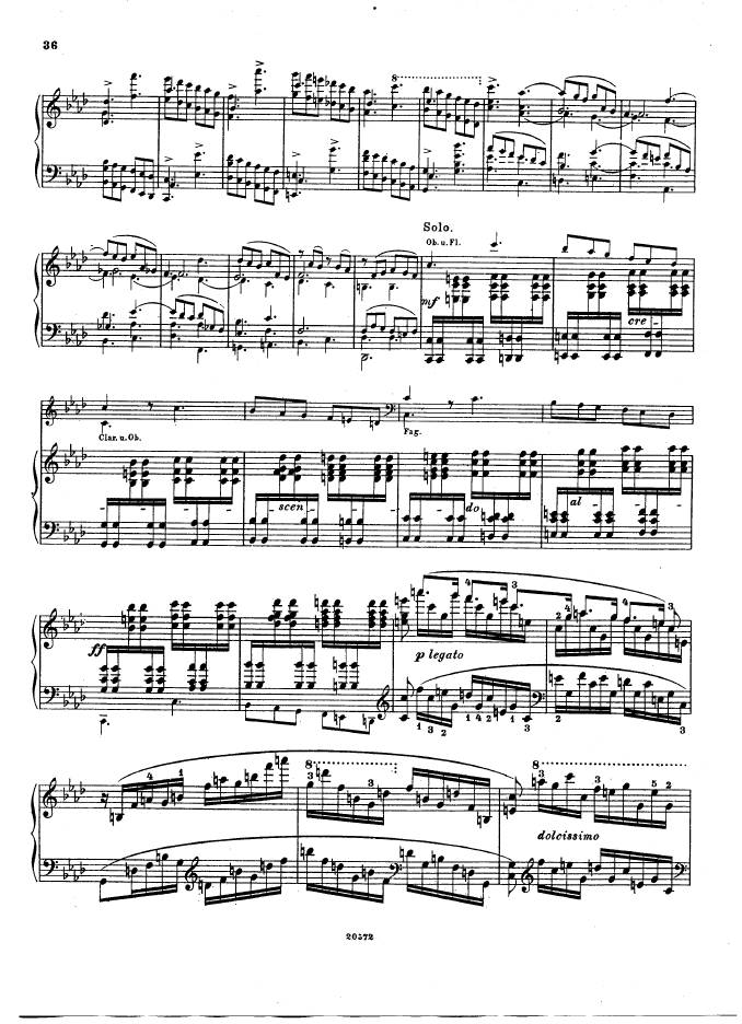 f小调钢琴协奏曲 Piano Concerto in f Minor Op.16钢琴谱