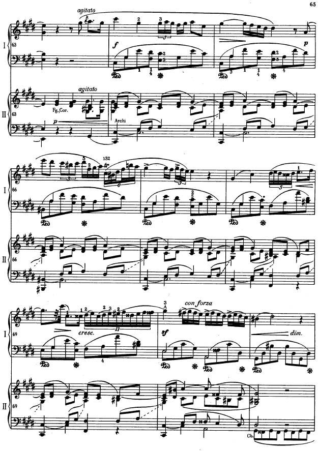 e小调第一钢琴协奏曲 Op.11 Piano Concerto No.1 in e Minor Op.11钢琴谱