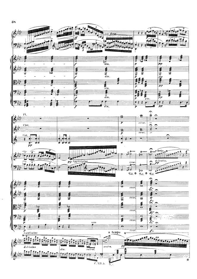 f小调第二钢琴协奏曲 Op.21 Piano Concerto No.2 in f Minor Op.21钢琴谱