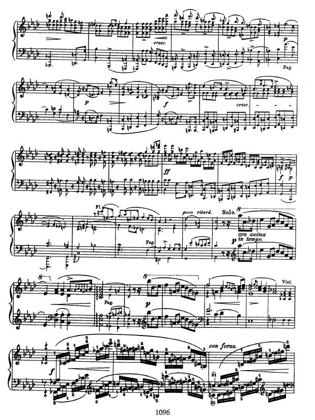 f小调第二钢琴协奏曲 Op.21 Piano Concerto No.2 in f Minor Op.21钢琴谱