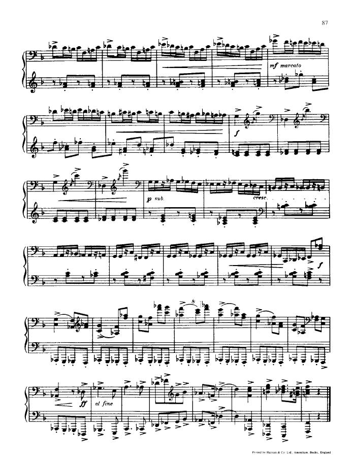 F大调第三钢琴奏鸣曲 Piano Sonata No.3 in F Major Op.46钢琴谱