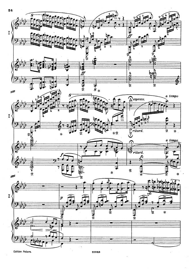 f小调钢琴协奏曲 Piano Concerto in f Minor Op.16钢琴谱