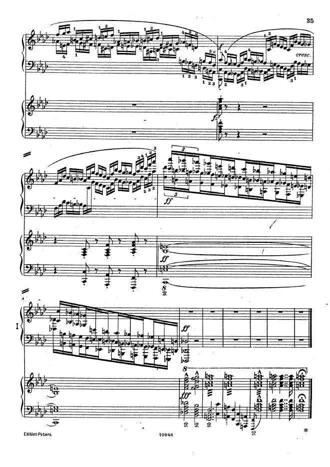 f小调钢琴协奏曲 Piano Concerto in f Minor Op.16钢琴谱