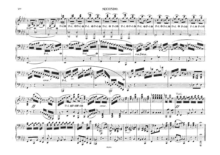 f小调第二钢琴协奏曲 Op.21 Piano Concerto No.2 in f Minor Op.21钢琴谱