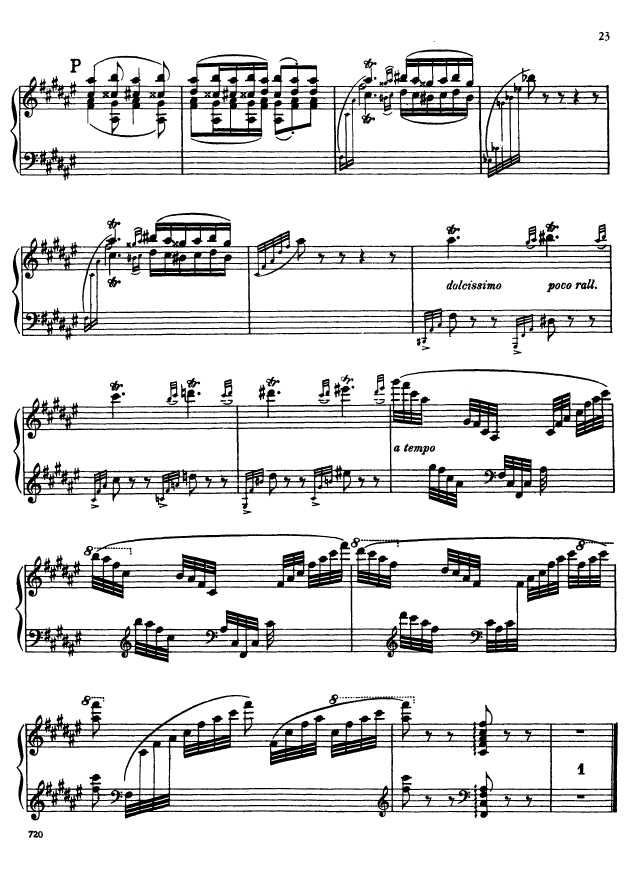 叙事曲 Ballade for Piano and Orchestra Op.19钢琴谱