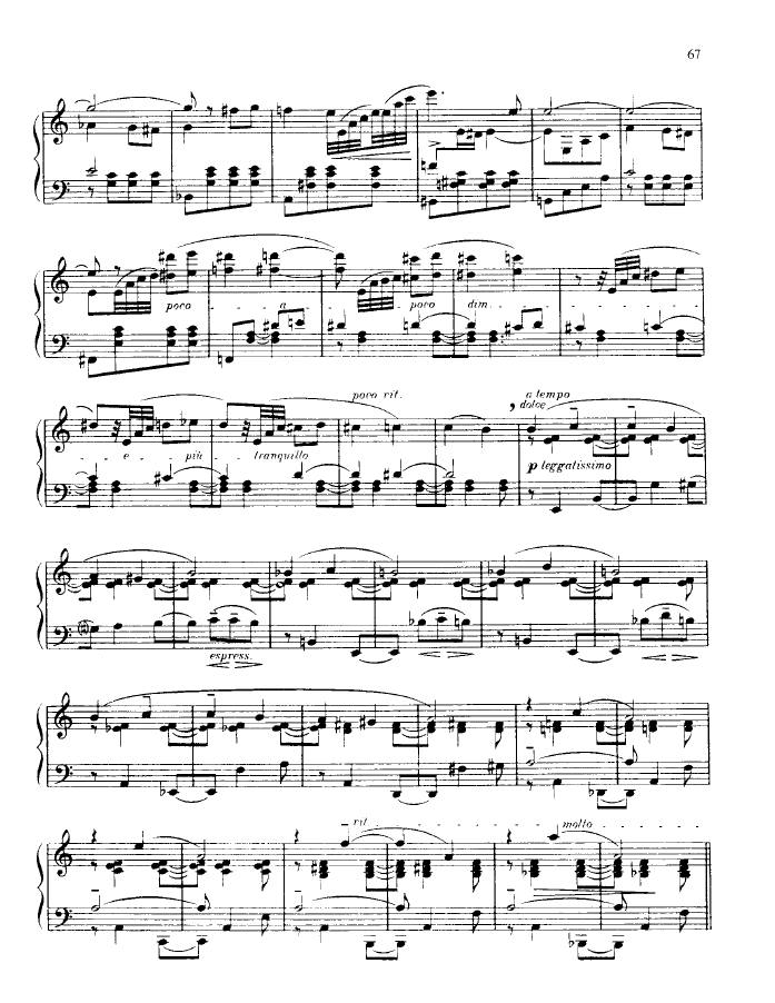 F大调第三钢琴奏鸣曲 Piano Sonata No.3 in F Major Op.46钢琴谱