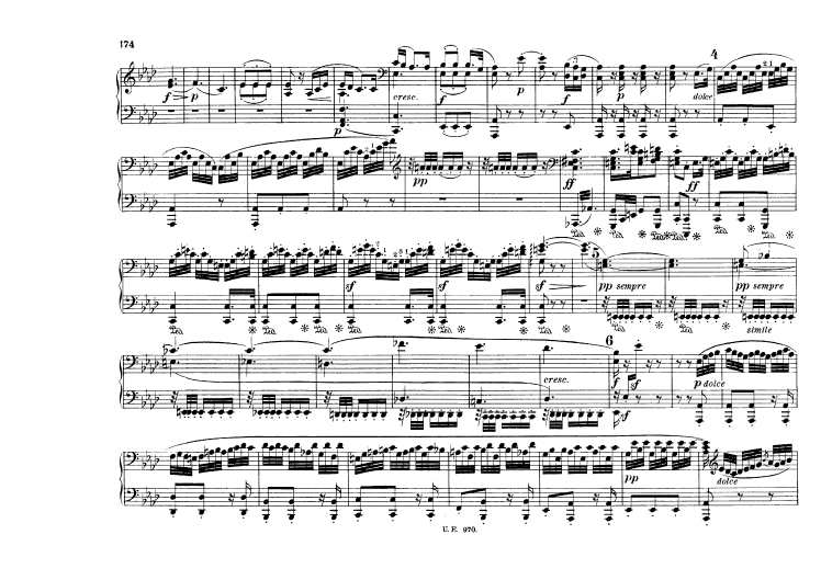 c小调第五交响曲“命运” Scharwenka Symphony No.5 in c Minor Op.67钢琴谱