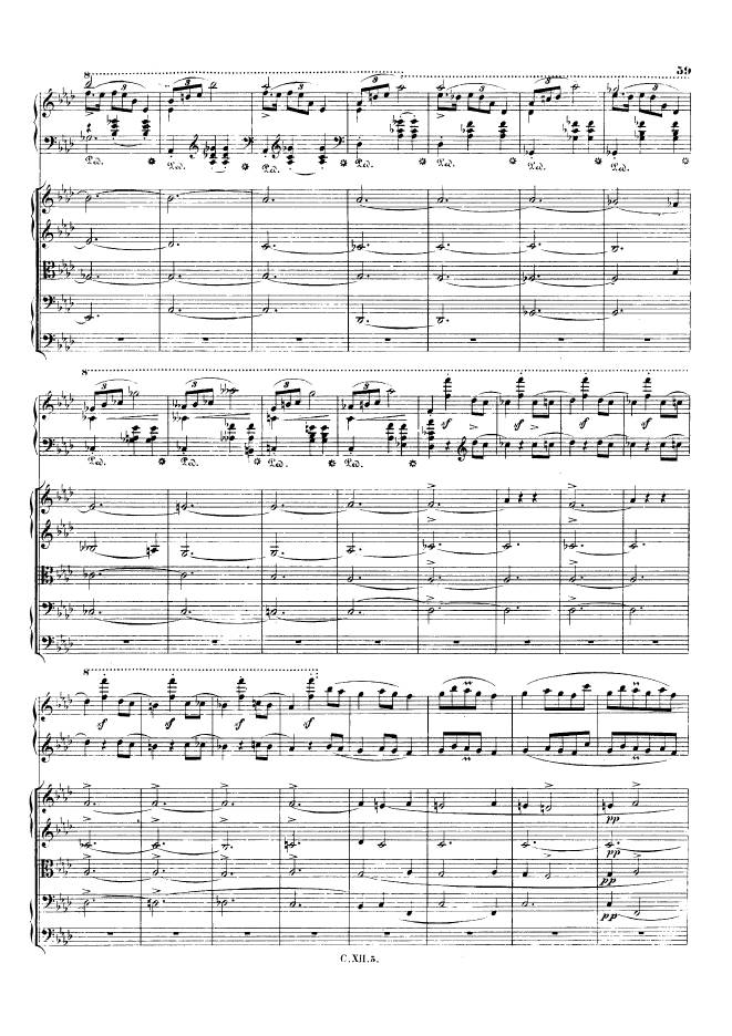 f小调第二钢琴协奏曲 Op.21 Piano Concerto No.2 in f Minor Op.21钢琴谱