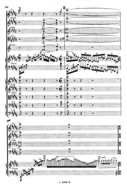 叙事曲 Ballade for Piano and Orchestra Op.19钢琴谱