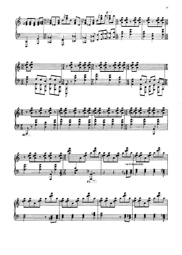 克里奥拉舞曲组曲 Suite de Danzas Criollas Op.15钢琴谱