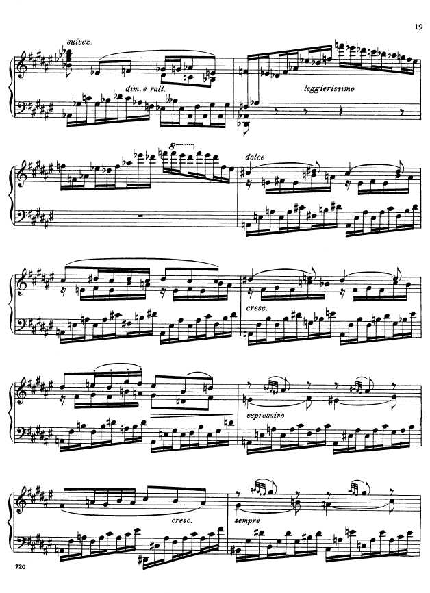 叙事曲 Ballade for Piano and Orchestra Op.19钢琴谱