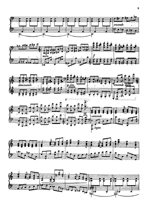 第一钢琴奏鸣曲 Piano Sonata No.1 Op.22钢琴谱