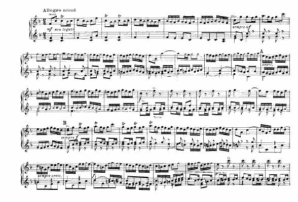 F大调第二勃兰登堡协奏曲 Brandenburg Concerto No.2 in F Major BWV.1047钢琴谱