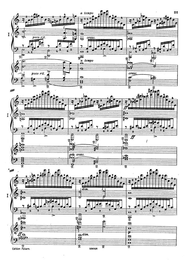 f小调钢琴协奏曲 Piano Concerto in f Minor Op.16钢琴谱