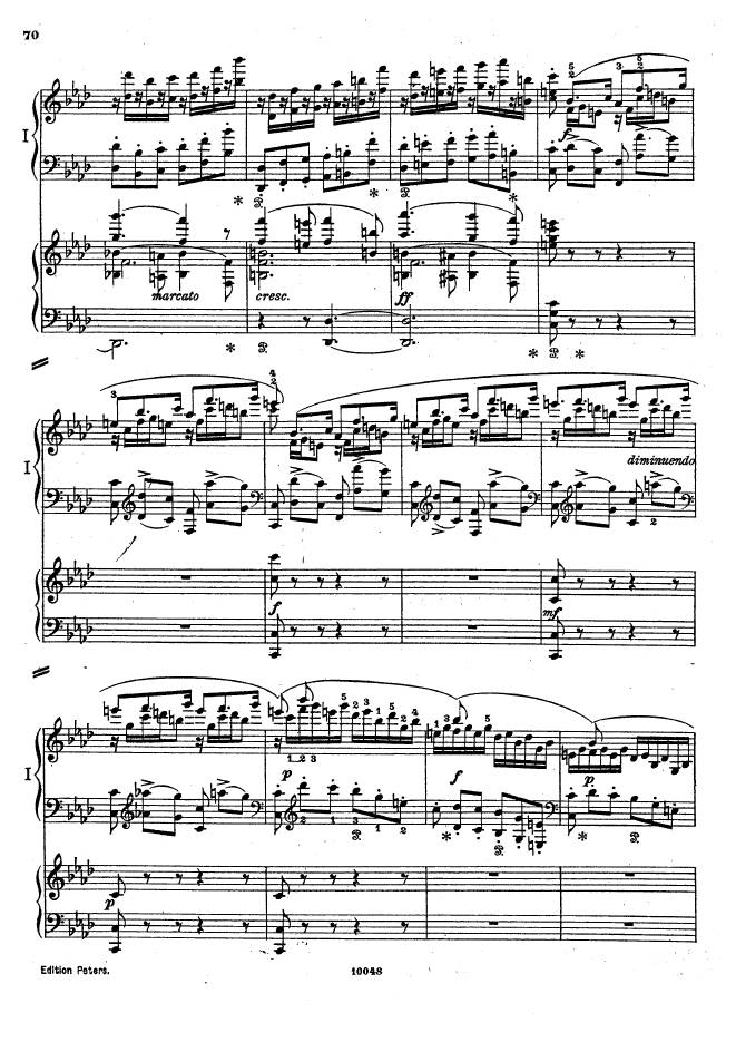 f小调钢琴协奏曲 Piano Concerto in f Minor Op.16钢琴谱