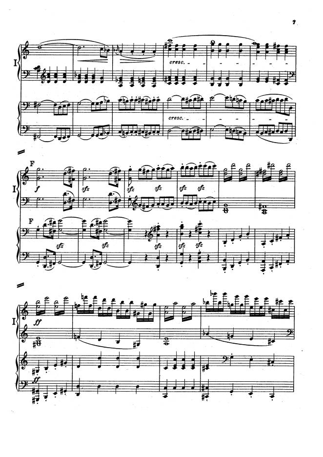 C大调第一交响曲 Symphony No.1 in C Major Op.21钢琴谱