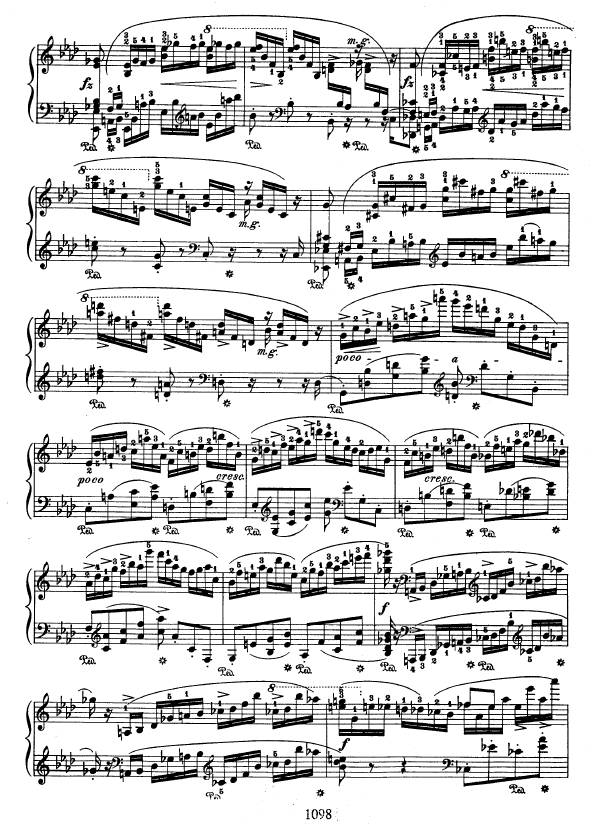 f小调第二钢琴协奏曲 Op.21 Piano Concerto No.2 in f Minor Op.21钢琴谱