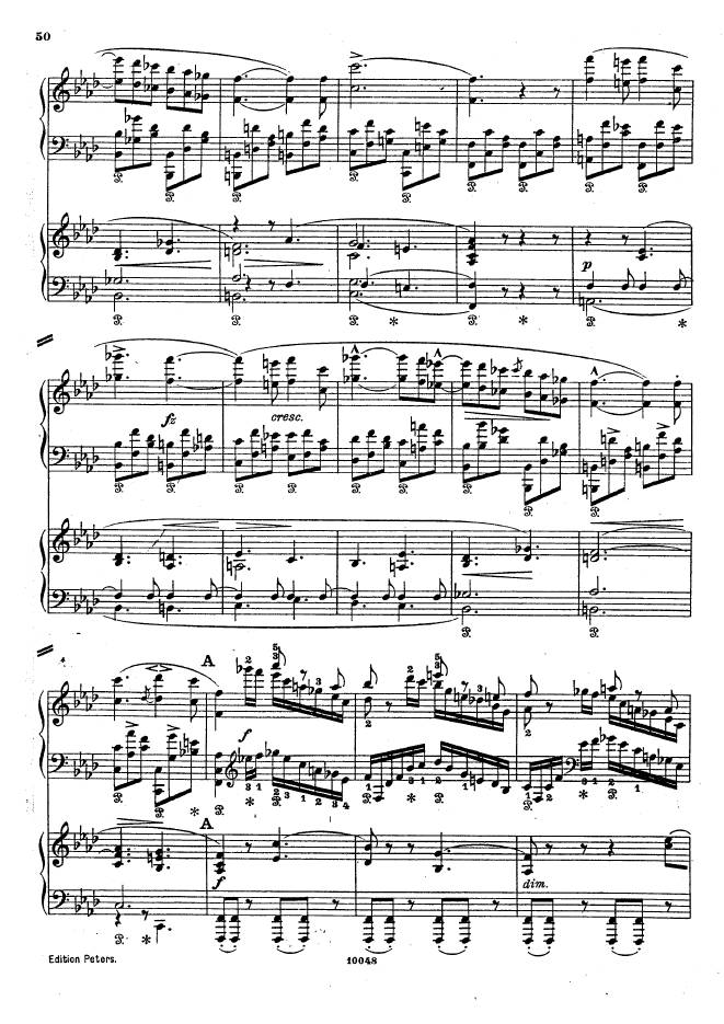 f小调钢琴协奏曲 Piano Concerto in f Minor Op.16钢琴谱