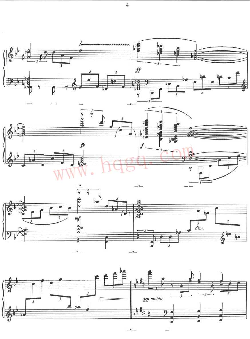 格什温练习曲 Gershwin Etudes钢琴谱