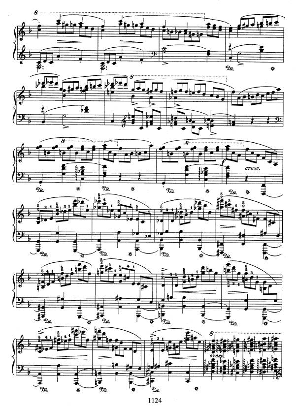 f小调第二钢琴协奏曲 Op.21 Piano Concerto No.2 in f Minor Op.21钢琴谱