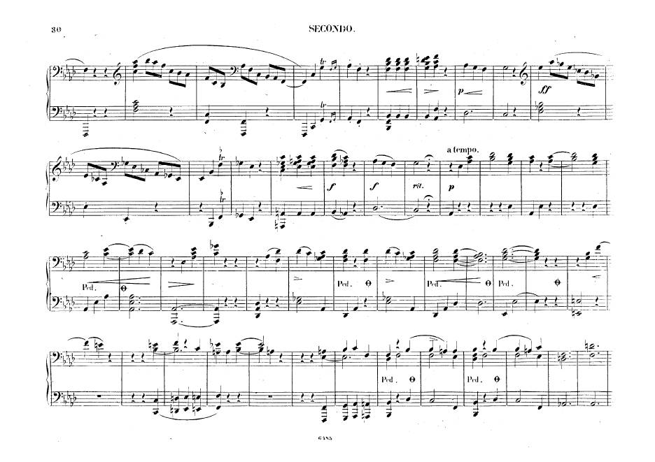 f小调第二钢琴协奏曲 Op.21 Piano Concerto No.2 in f Minor Op.21钢琴谱